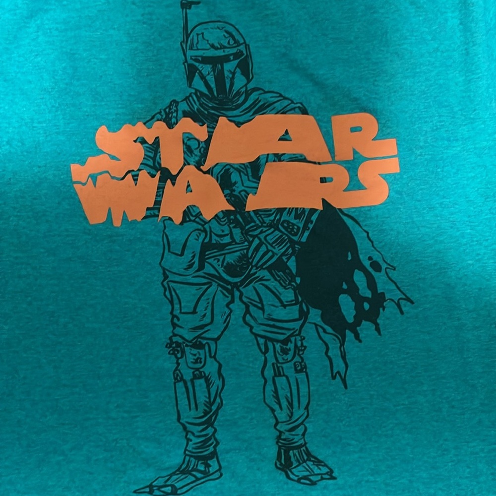 Star Wars Graphic Men's T-Shirt - Teal - Picture 2 of 5